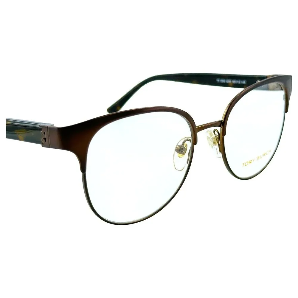 Tory Burch TY1054 Womens Metal Eyeglass Frame 3231 Bronze Havana 50-18